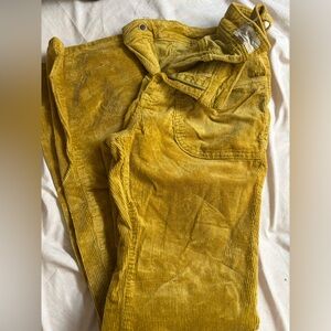 Pilcro Mustard Corduroy Pants